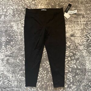 Society 212 Pull on Black Pants NWT